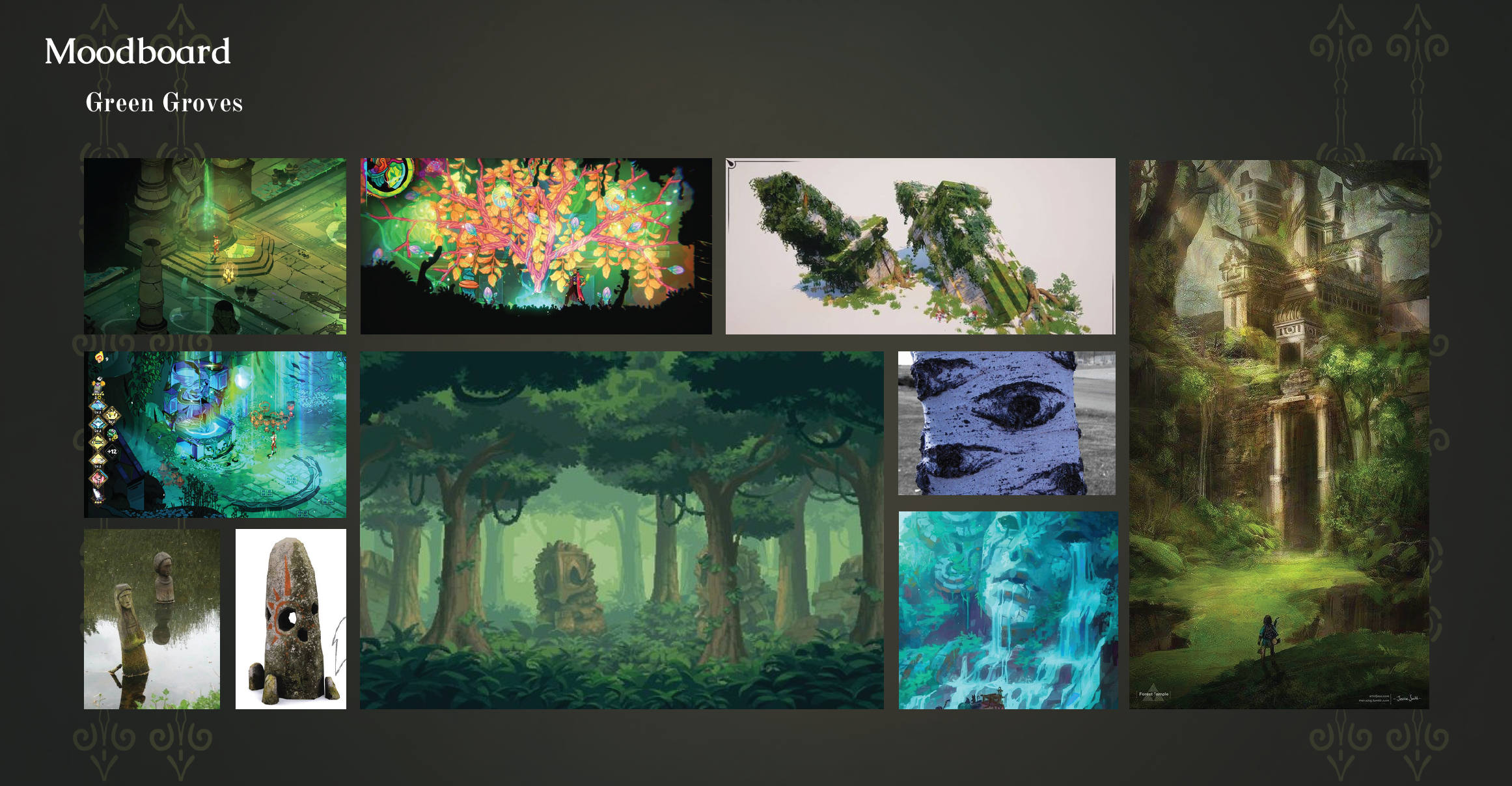 Lume environment moodboard